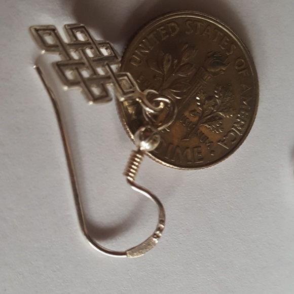 Handmade silver earrings - Picture 4 of 4